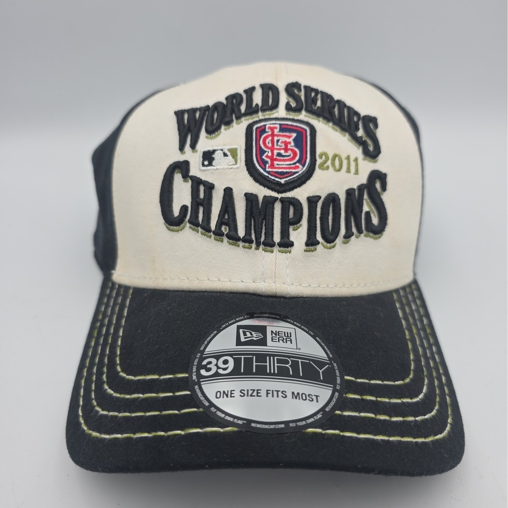 2011 World Series Champs St Louis Cardinals New Era 39Thirty Stretch Fit Hat NWT